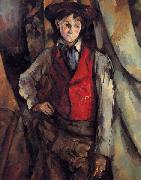 Paul Cezanne Boy in a Red Vest china oil painting artist